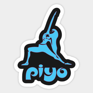 Unique PiYo Stretch Design Sticker